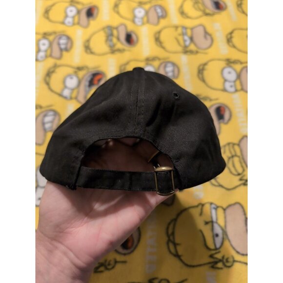 GE Olympic World Wide Partner Adjustable Black Strapback Hat - Picture 3 of 7